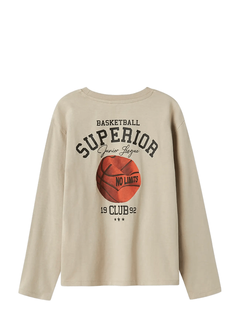 name it - NKMLAYTON LS NREG TOP BOX - long-sleeved t-shirts - island fossil - 2