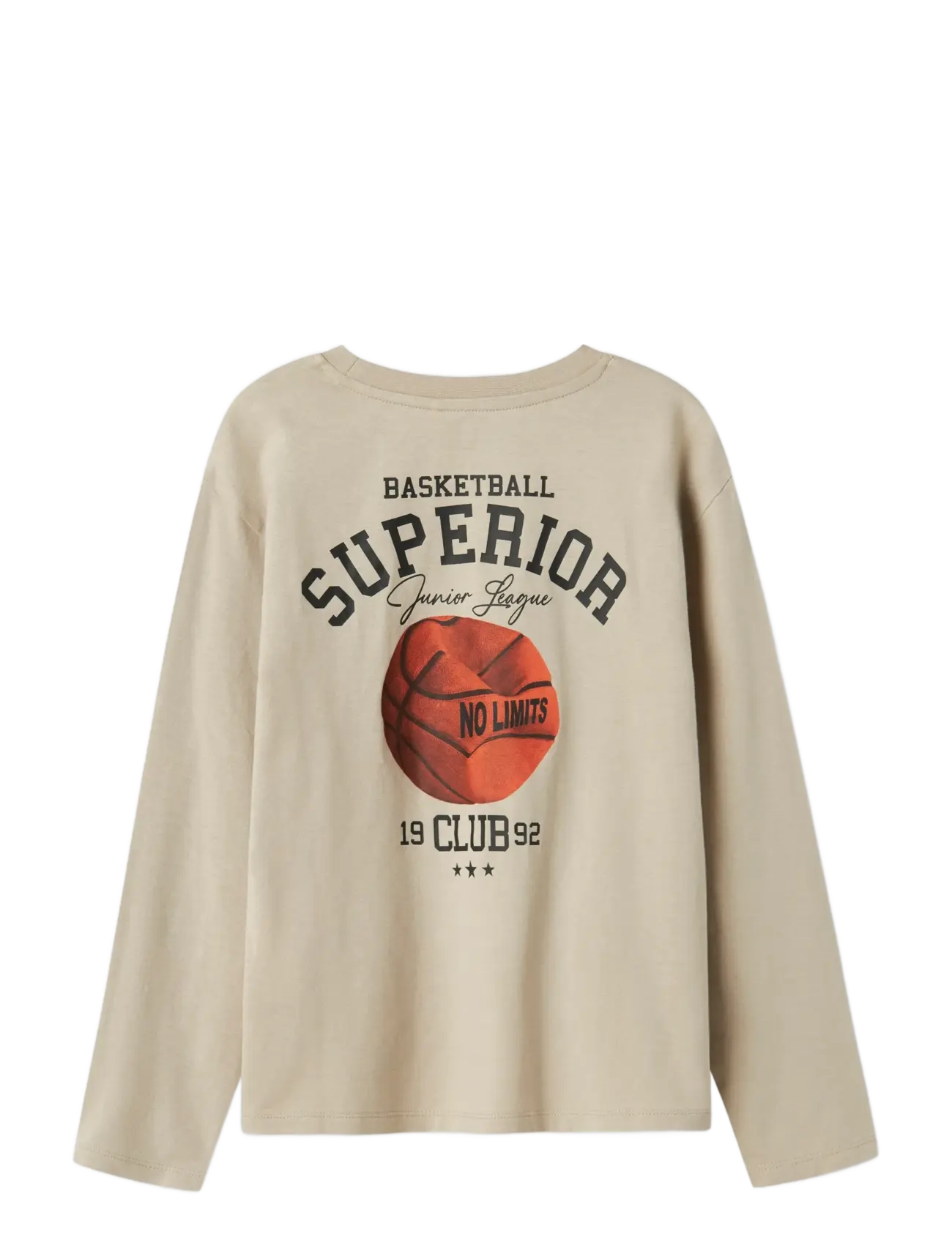 name it - NKMLAYTON LS NREG TOP BOX - långärmade t-shirts - island fossil - 2