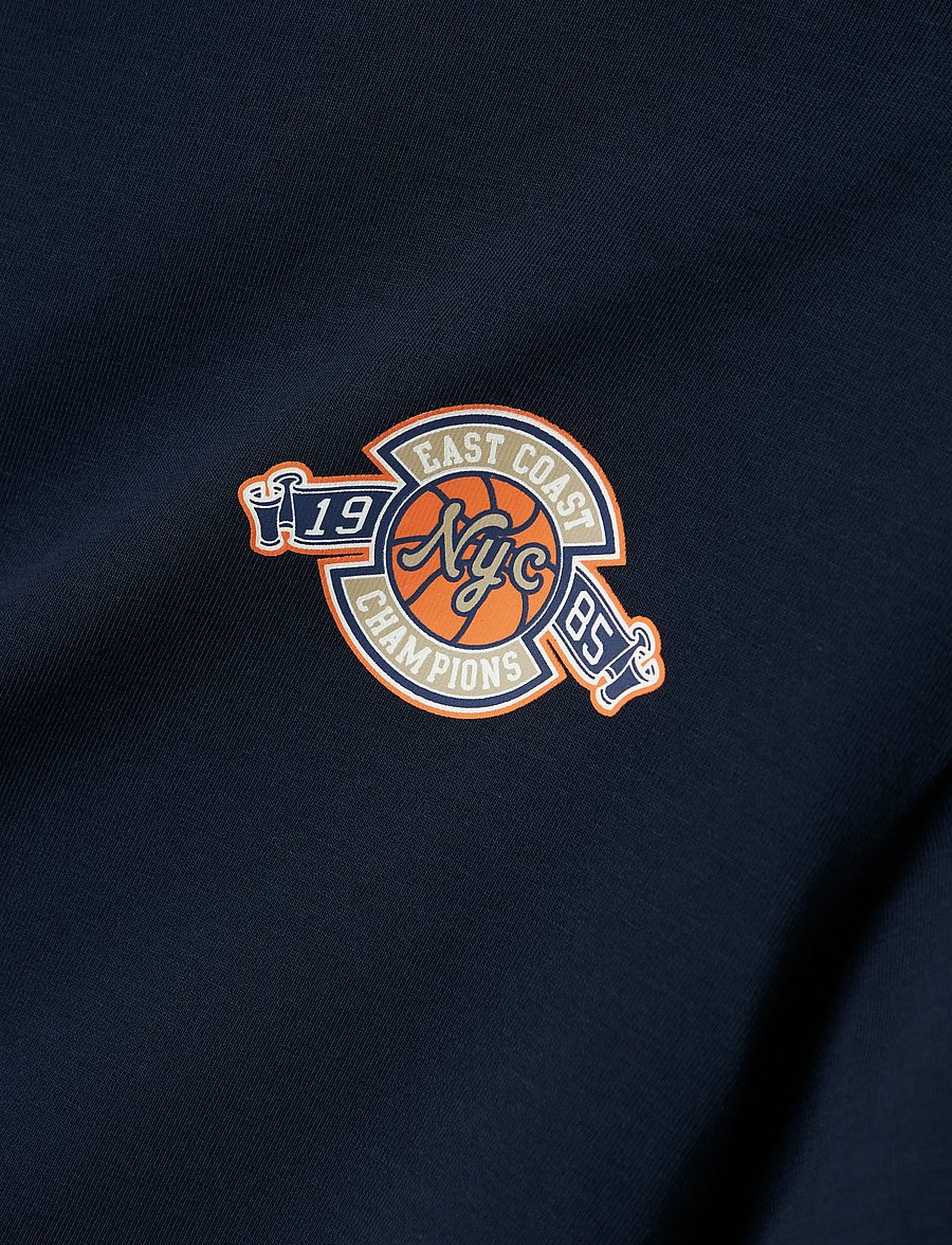 name it - NMMLAMONT LS TOP BOX - långärmade t-shirts - navy blazer - 3