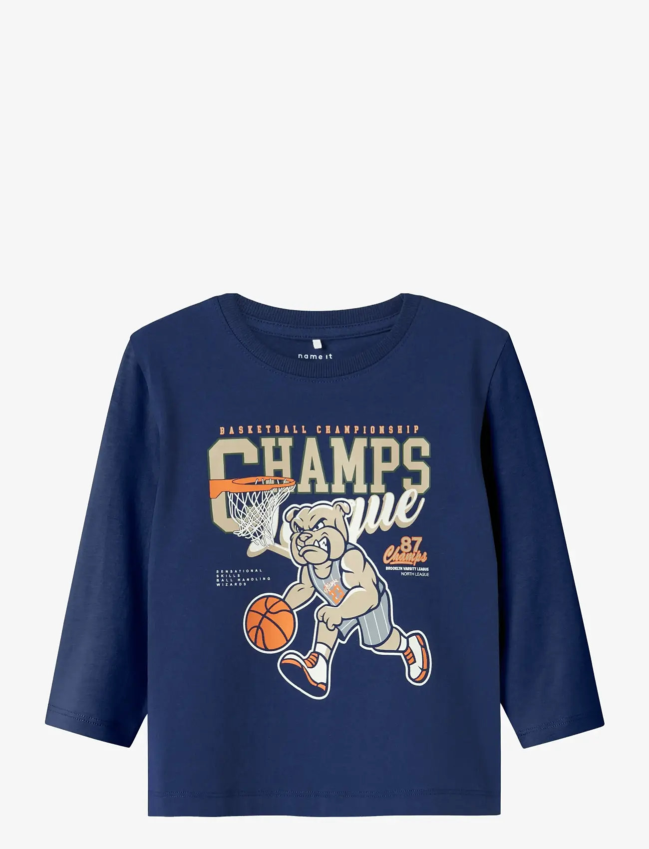 name it - NMMLINCOM LS NREG TOP BOX - langärmelig - blueprint - 1