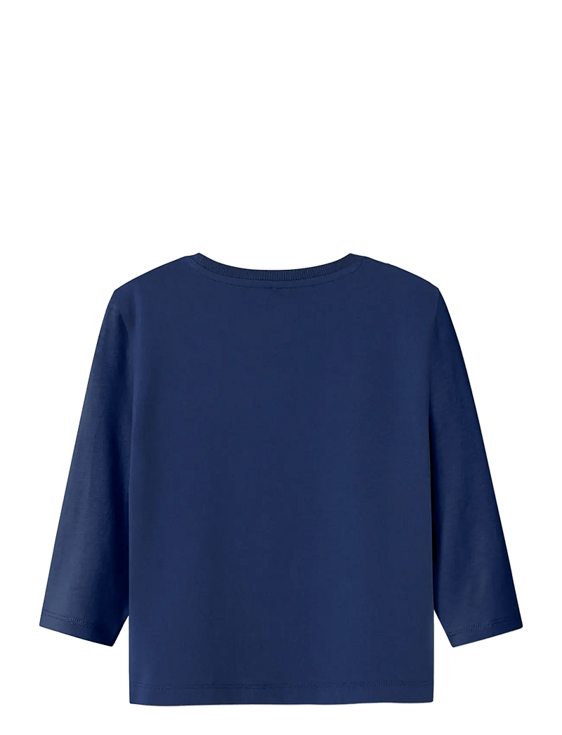 name it - NMMLINCOM LS NREG TOP BOX - langärmelig - blueprint - 2