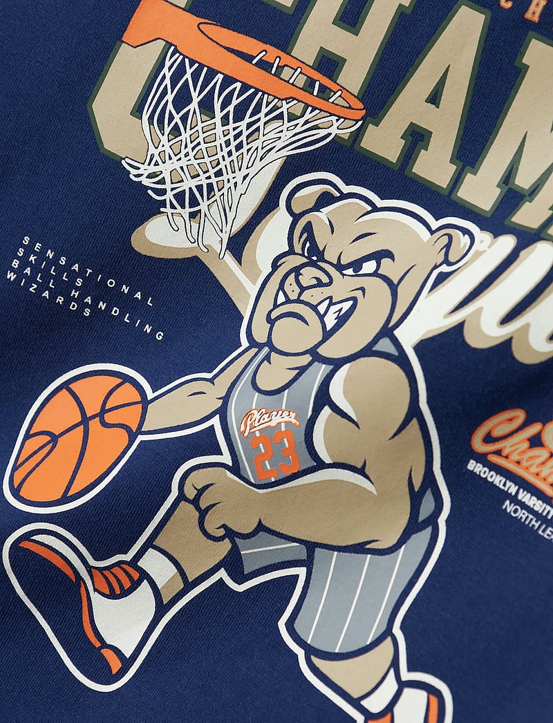 name it - NMMLINCOM LS NREG TOP BOX - langärmelig - blueprint - 0