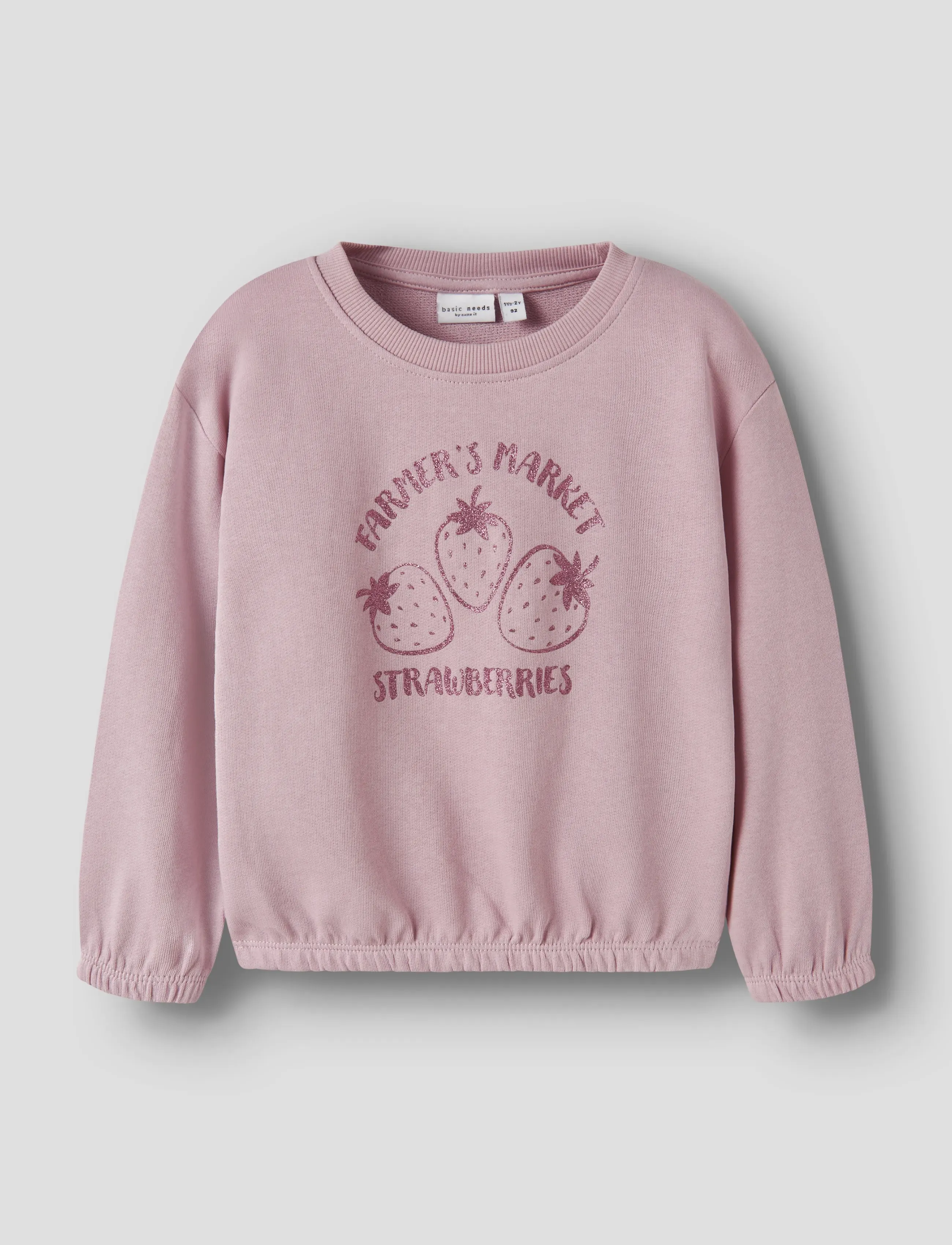 name it NMFVILUBA LS NREG SWEAT UNB - Bluzy - BURNISHED LILAC / pink/rose