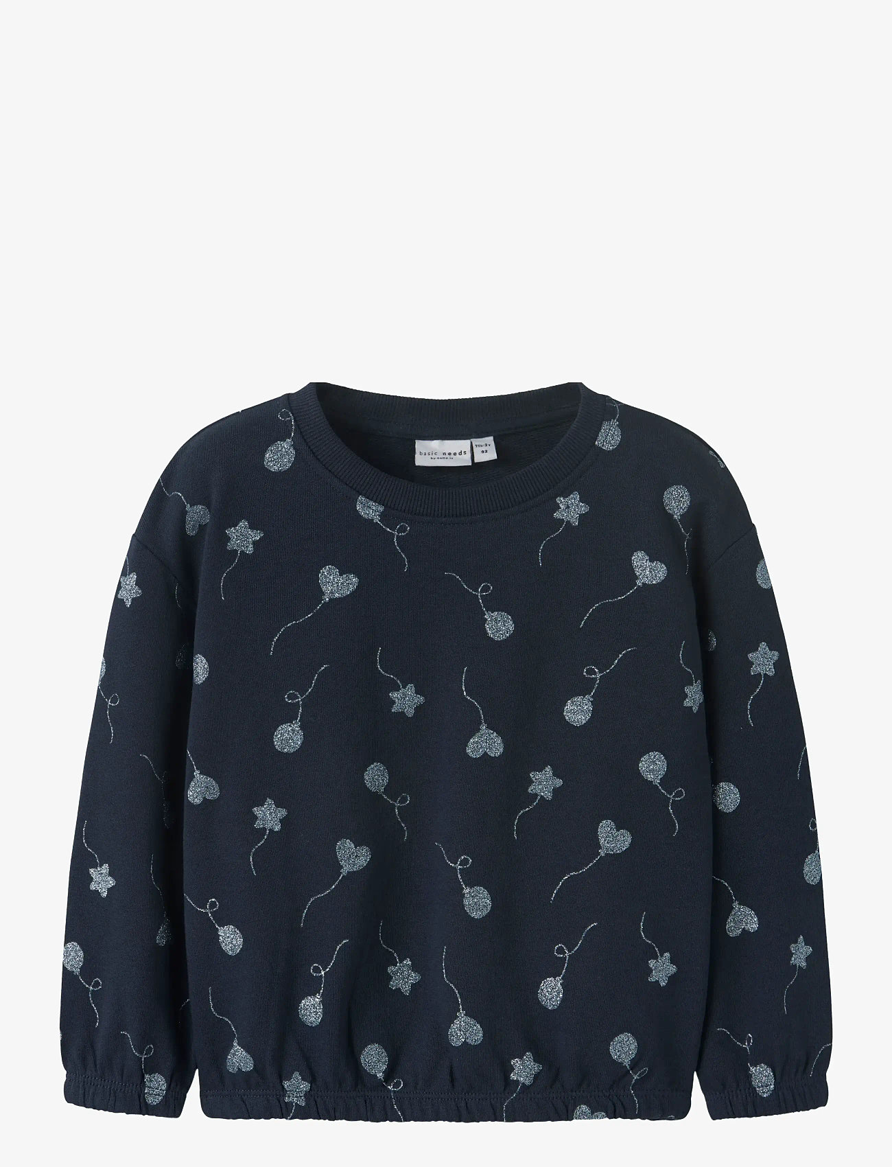 name it - NMFVILUBA LS NREG SWEAT UNB - herbstliche kleidung - navy blazer - 0