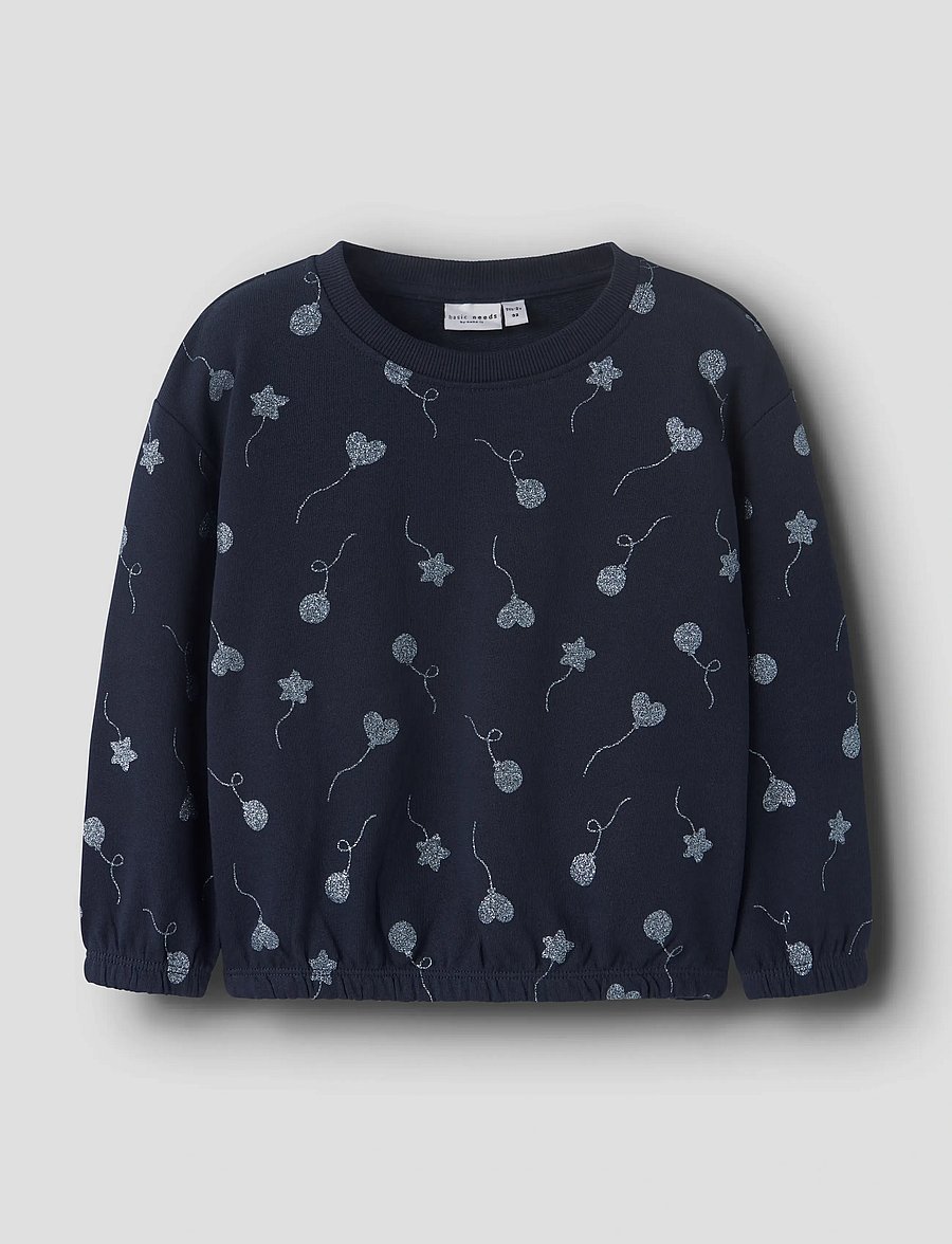 name it - NMFVILUBA LS NREG SWEAT UNB - sweatshirts - navy blazer - 0