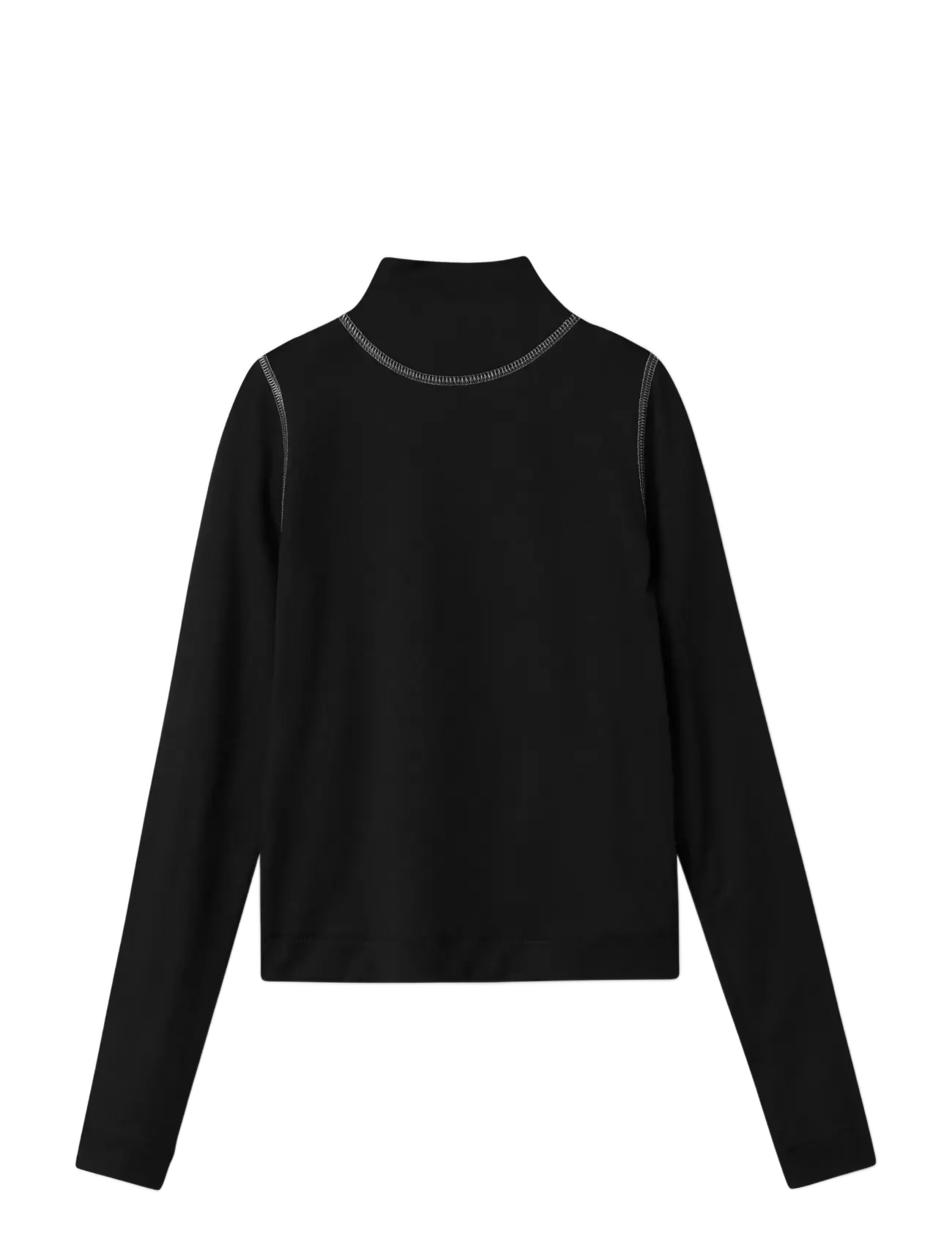 name it - NKFLENETTE LS SH SLIM CARD - sweatshirts - black - 2