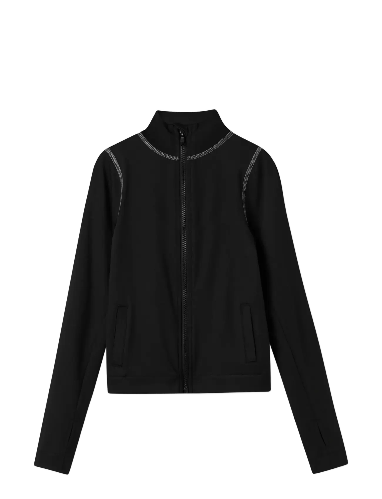 name it - NKFLENETTE LS SH SLIM CARD - sweatshirts - black - 3
