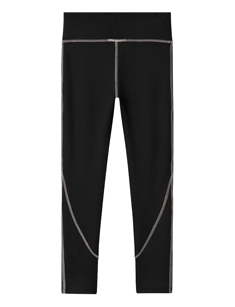 name it - NKFLENETTE SLIM LEGGING - leggings - black - 1