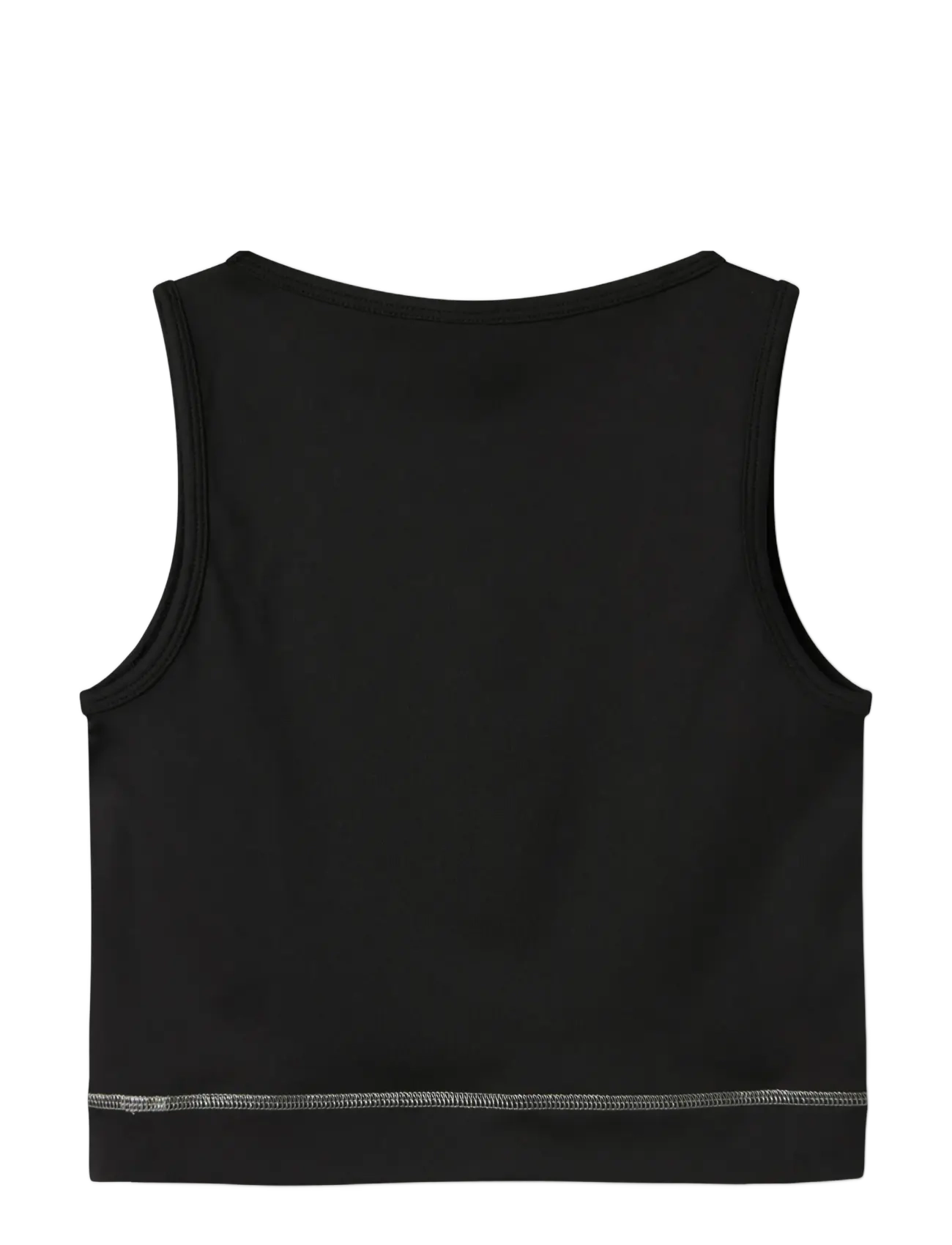 name it - NKFLENETTE SLIM SL SH TOP - linnen - black - 2