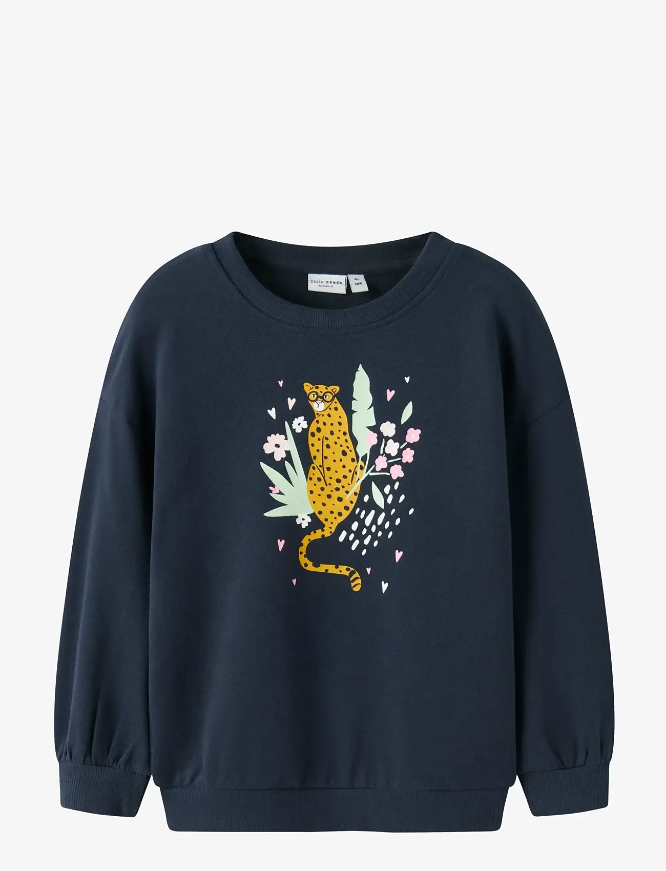 name it - NMFVALONA LS LONG RLX SWEAT UNB - herbstliche kleidung - navy blazer - 0