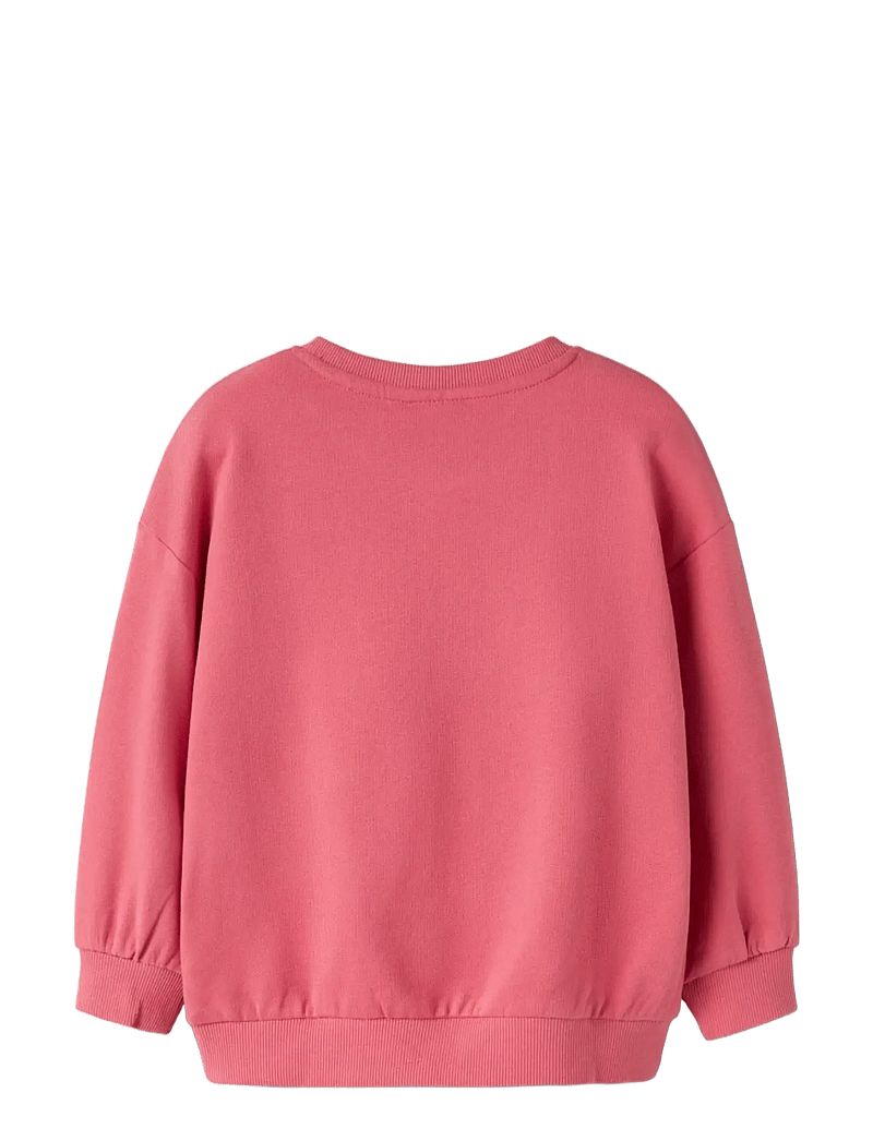 name it - NMFVALONA LS LONG RLX SWEAT UNB - sweatshirts - rapture rose - 2