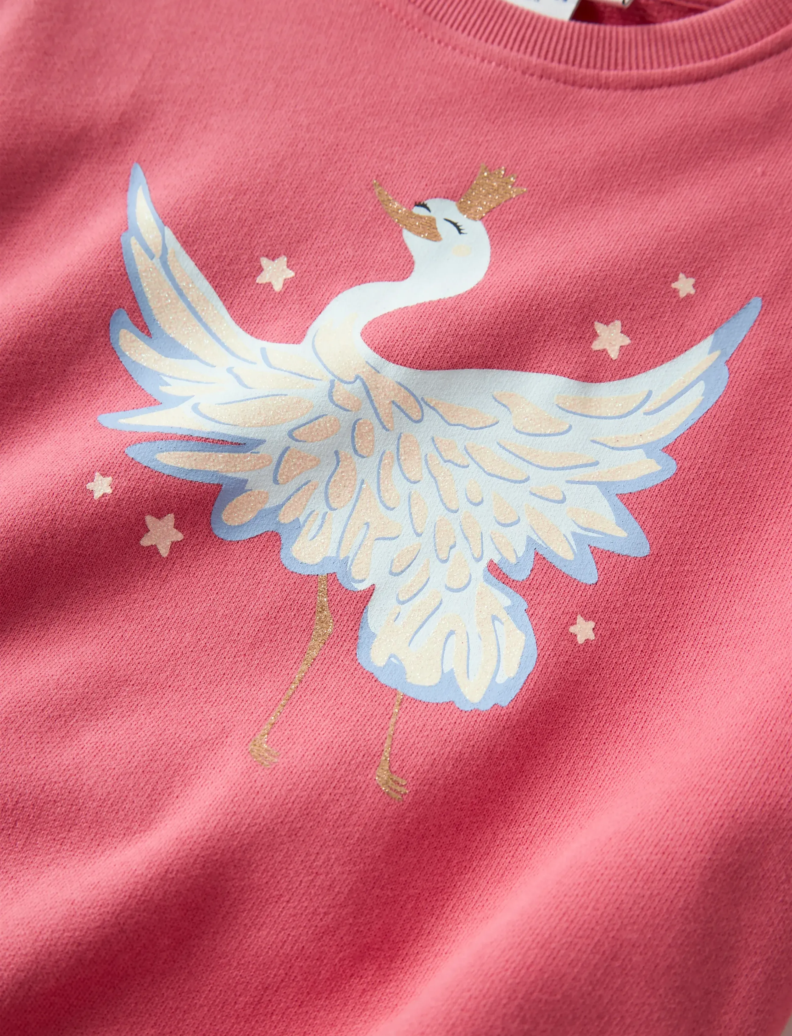 name it Nmfvalona Ls Long Rlx Sweat Unb, Børn, Langærmet Afslappet Pasform Sweatshirt, Pink, Str: 98