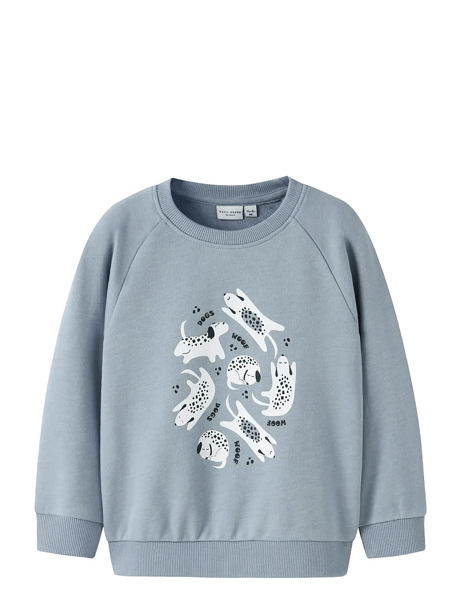 name it - NMMVION LS NREG SWEAT UNB - sweatshirts - dusty blue - 1