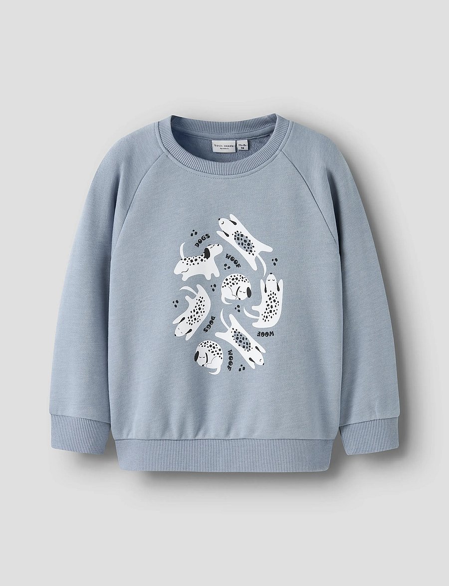 name it - NMMVION LS NREG SWEAT UNB - sweatshirts - dusty blue - 0