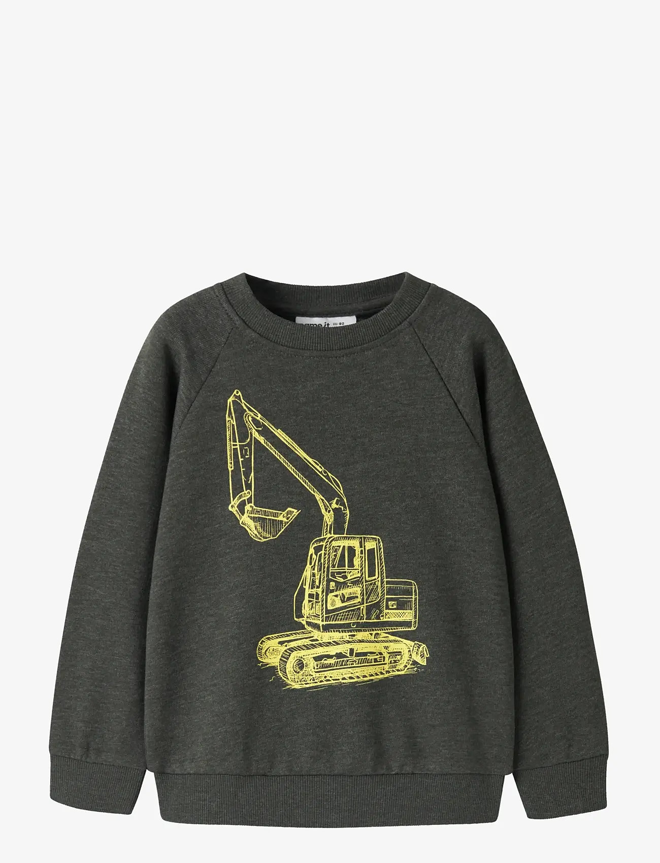 name it - NMMVION LS NREG SWEAT UNB - sweatshirts - peat - 0