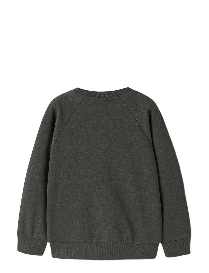 name it - NMMVION LS NREG SWEAT UNB - sweatshirts - peat - 1