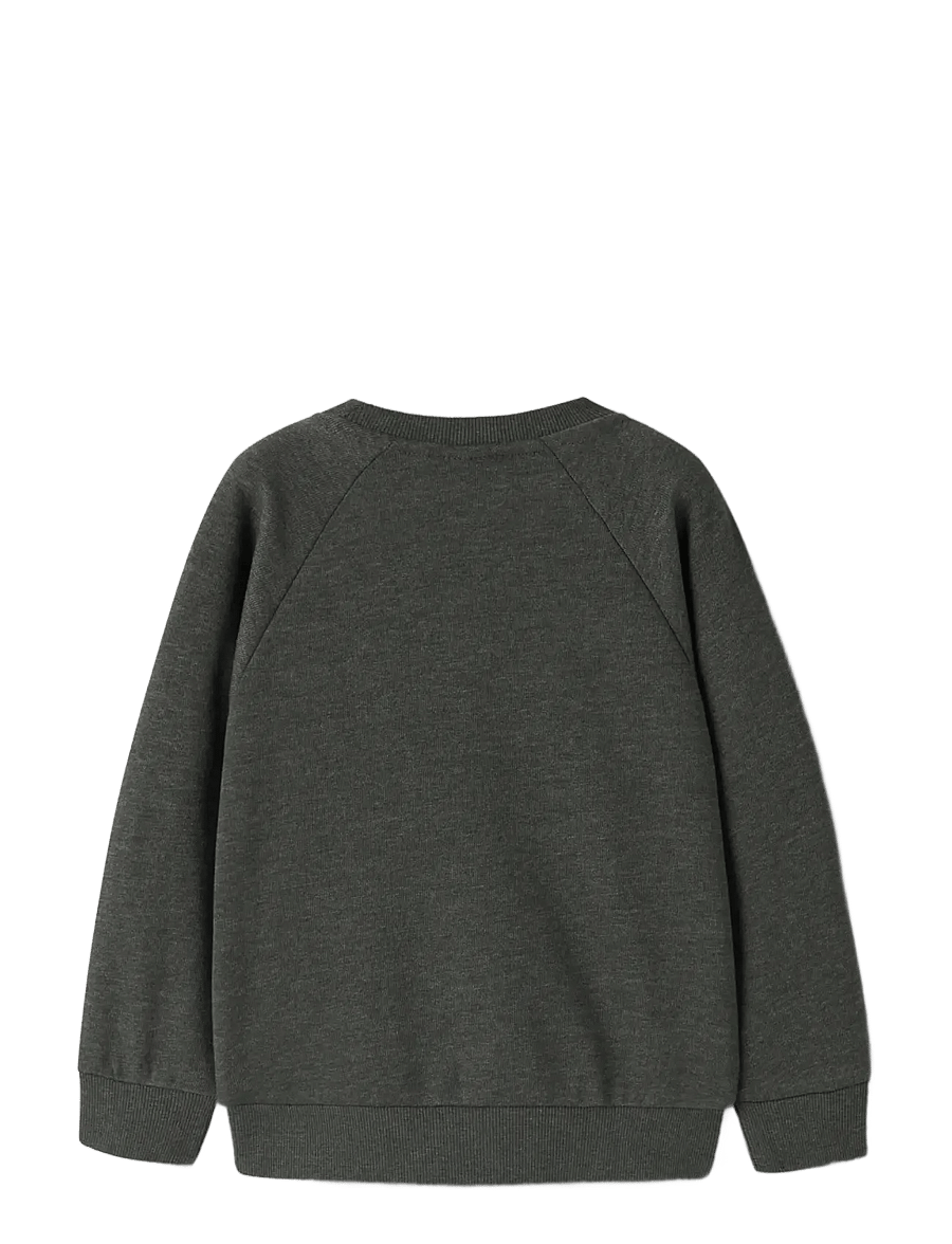 name it - NMMVION LS NREG SWEAT UNB - sweatshirts - peat - 1