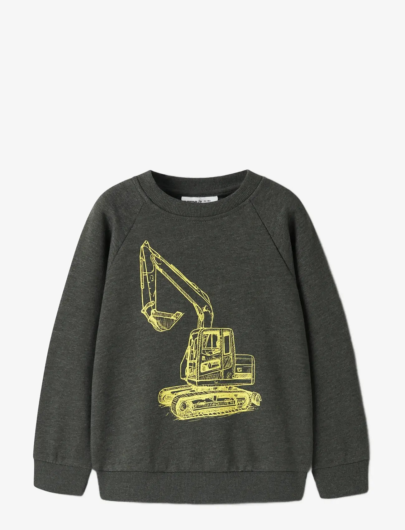 name it - NMMVION LS NREG SWEAT UNB - sweatshirts - peat - 2