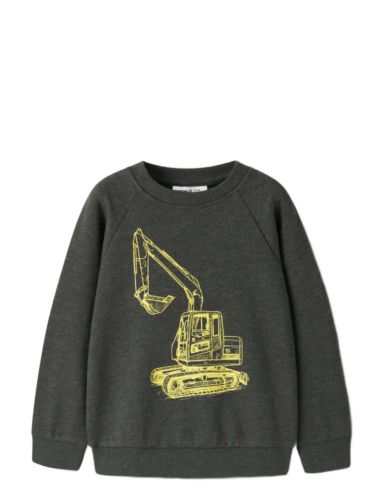 name it - NMMVION LS NREG SWEAT UNB - sweatshirts - peat - 2
