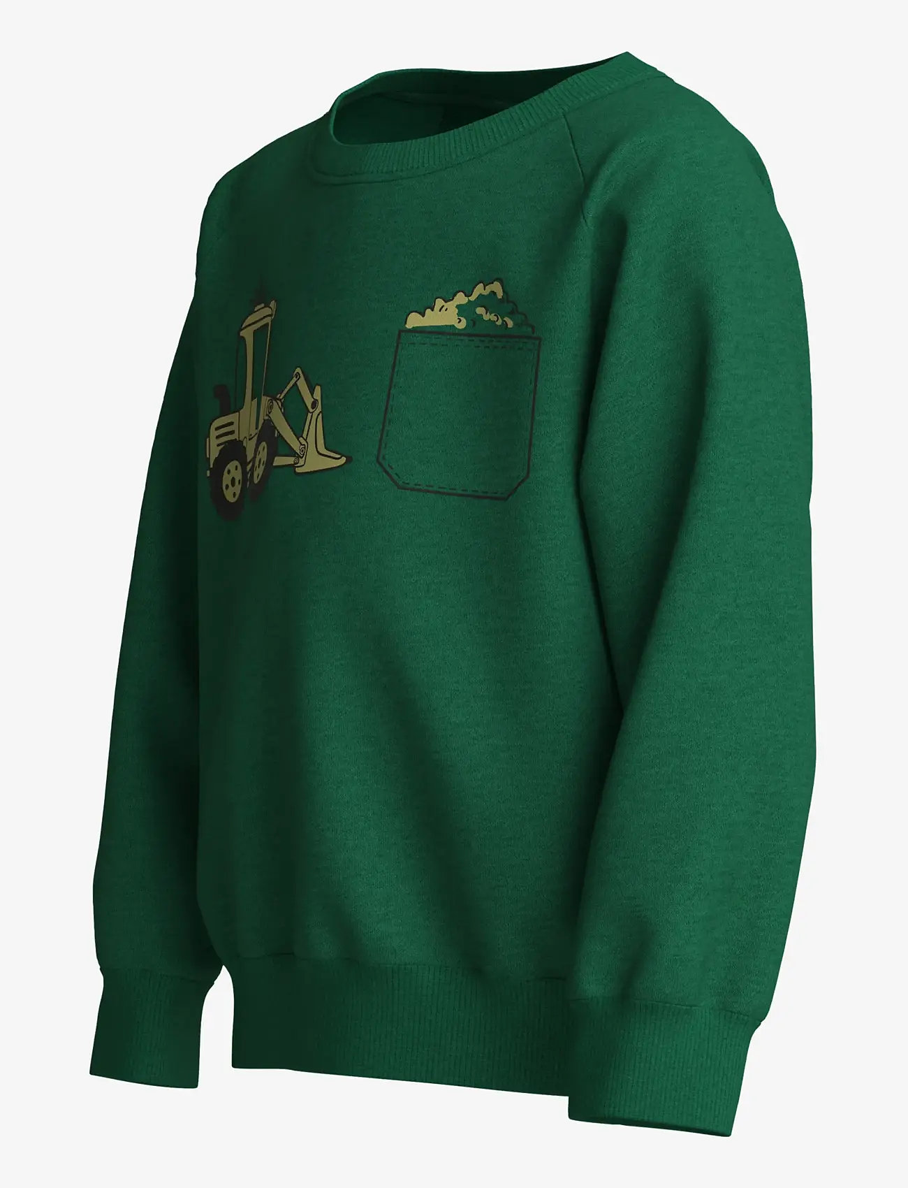 name it - NMMVION LS NREG SWEAT UNB - sweatshirts - verdant green - 2