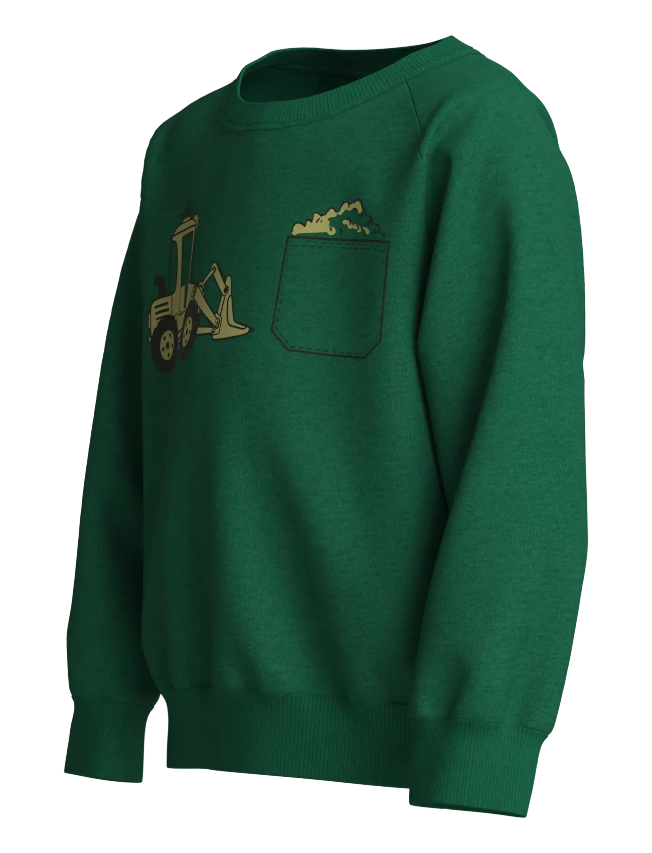 name it - NMMVION LS NREG SWEAT UNB - sweatshirts - verdant green - 2