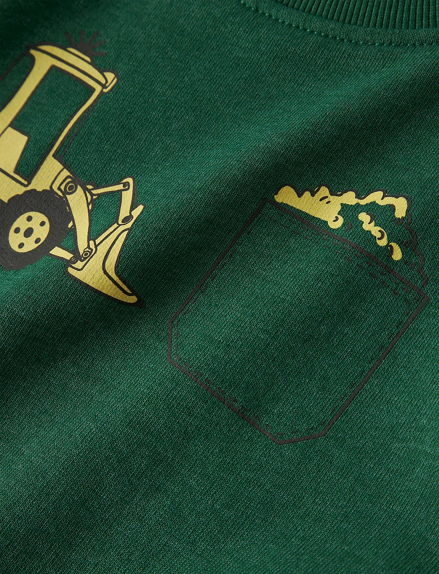 name it - NMMVION LS NREG SWEAT UNB - sweatshirts - verdant green - 3