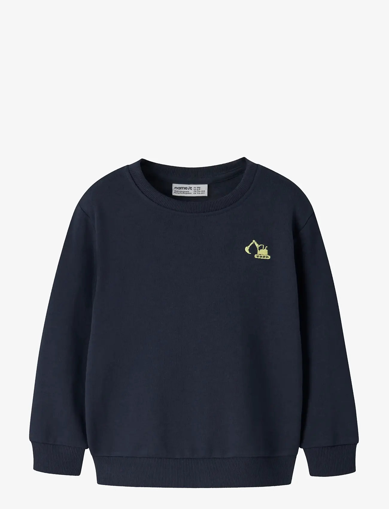 name it - NMMVALLEN LS NREG SWEAT UNB - sweatshirts - navy blazer - 0