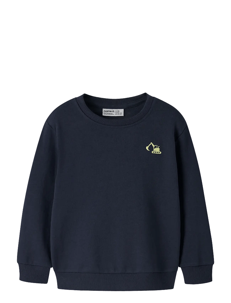 name it - NMMVALLEN LS NREG SWEAT UNB - sweatshirts - navy blazer - 0