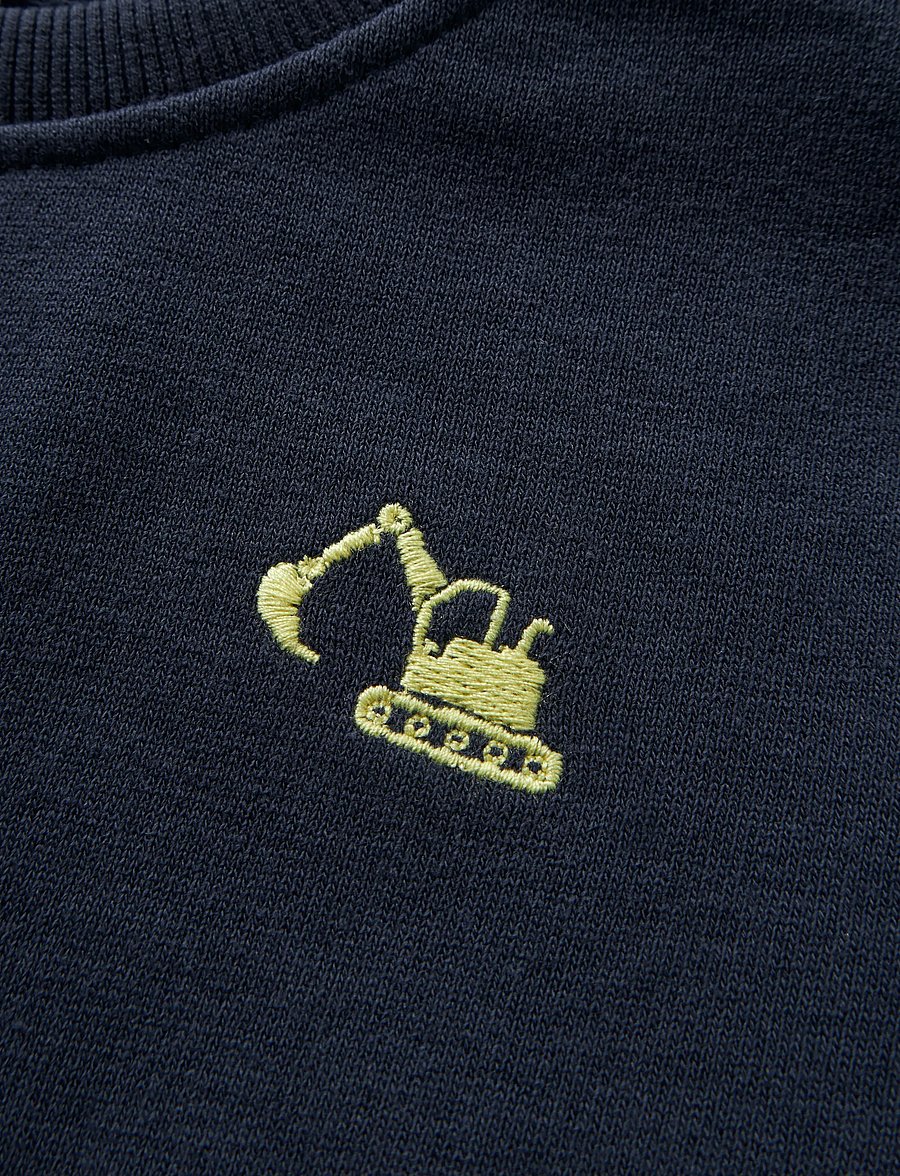 name it - NMMVALLEN LS NREG SWEAT UNB - sweatshirts - navy blazer - 2