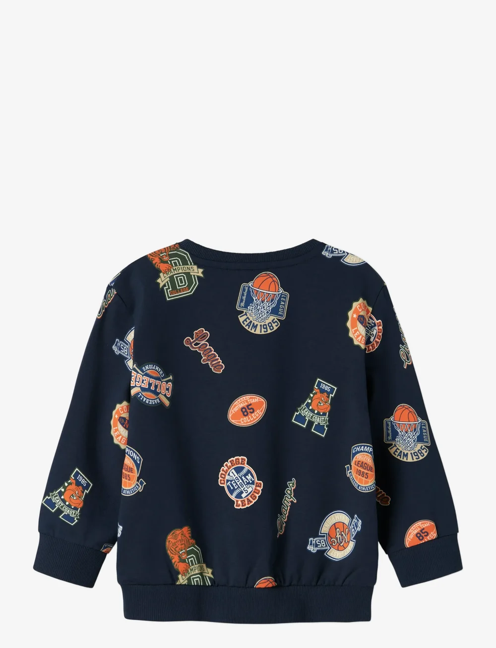 name it - NMMLELAND LS NREG SWEAT BOX BRU - dressipluusid - navy blazer - 2
