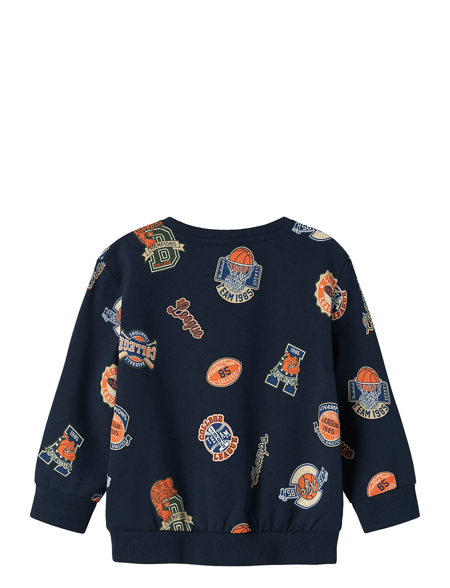 name it - NMMLELAND LS NREG SWEAT BOX BRU - sweatshirts - navy blazer - 2