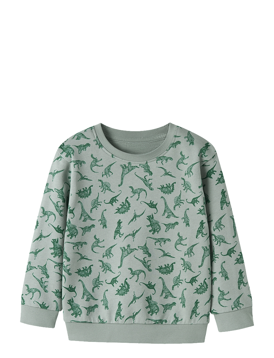 name it - NMMVIFELIX LS NREG SWEAT UNB - dressipluusid - green milieu - 0