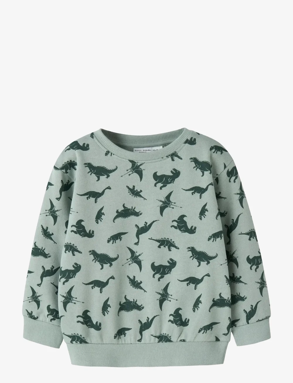 name it - NMMVIFELIX LS NREG SWEAT UNB - sweatshirts - jadeite - 1