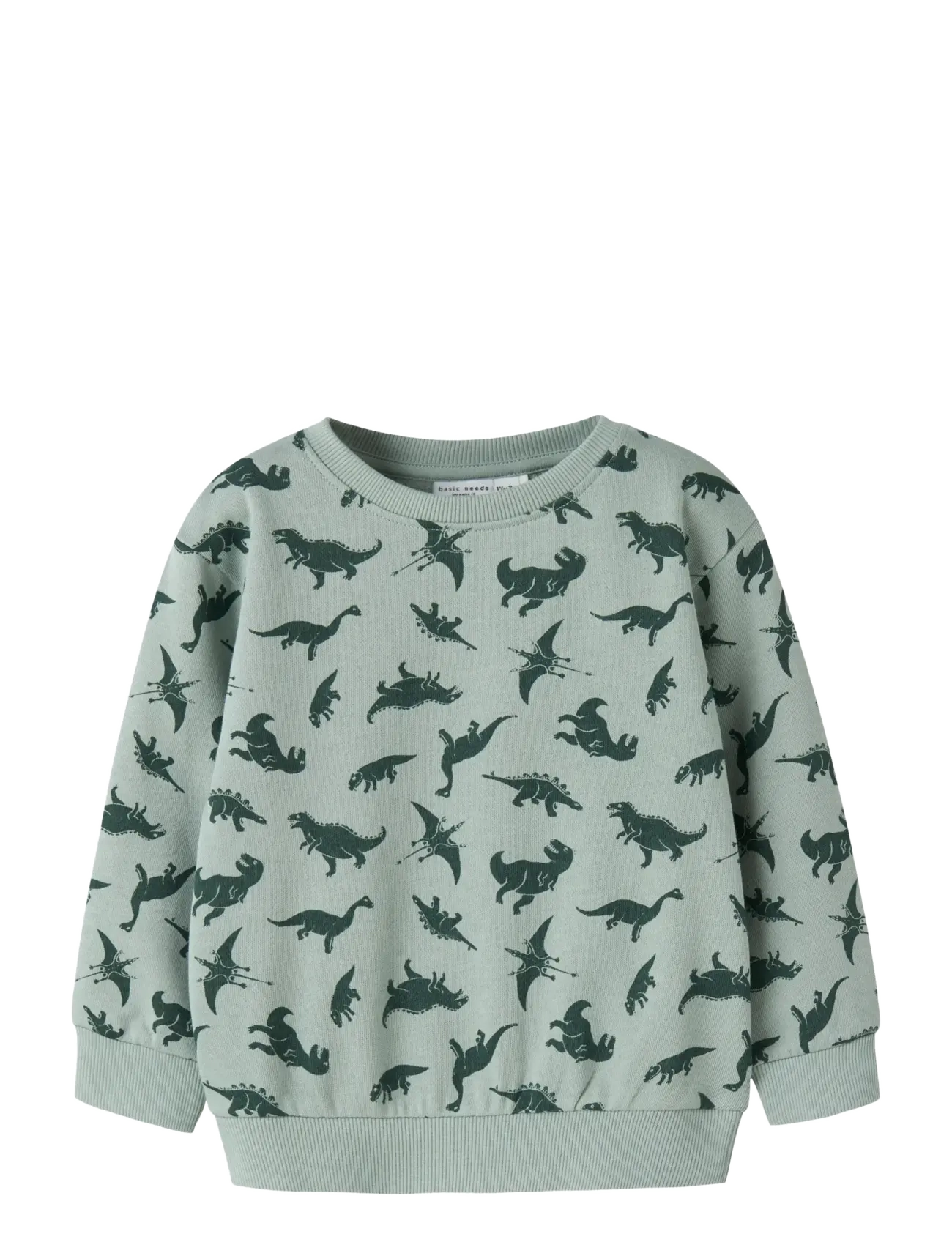 name it NMMVIFELIX LS NREG SWEAT UNB - Kläder - JADEITE / green