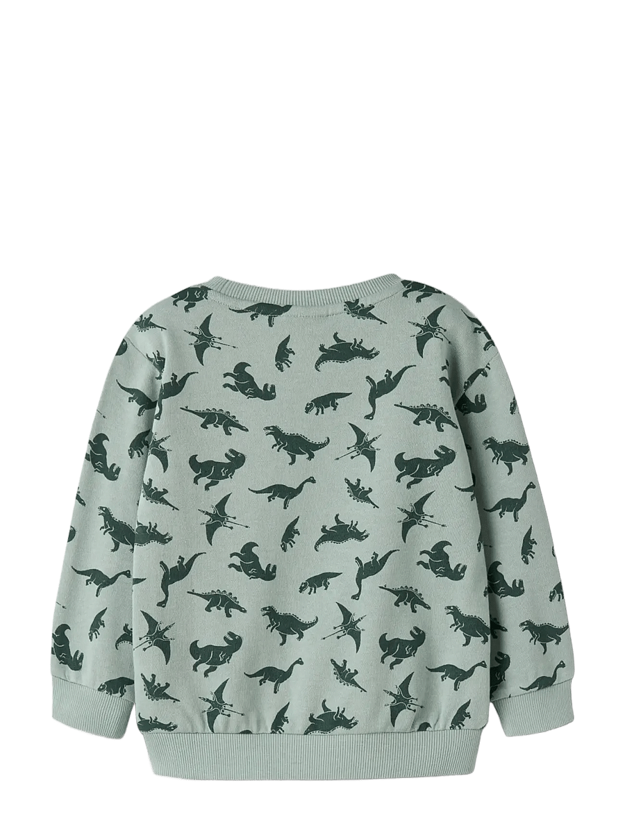 name it - NMMVIFELIX LS NREG SWEAT UNB - sweatshirts - jadeite - 2