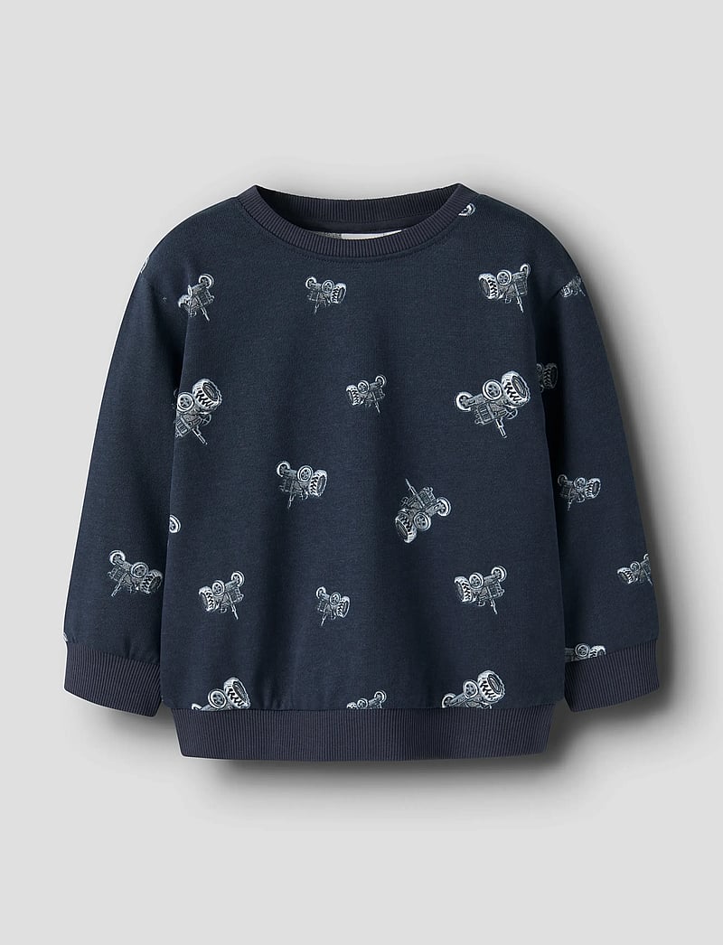 name it - NMMVIFELIX LS NREG SWEAT UNB - sweatshirts - navy blazer - 0
