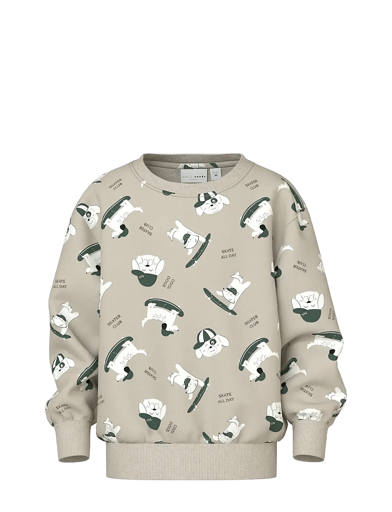 name it - NMMVIFELIX LS NREG SWEAT UNB - sweatshirts - peyote - 0