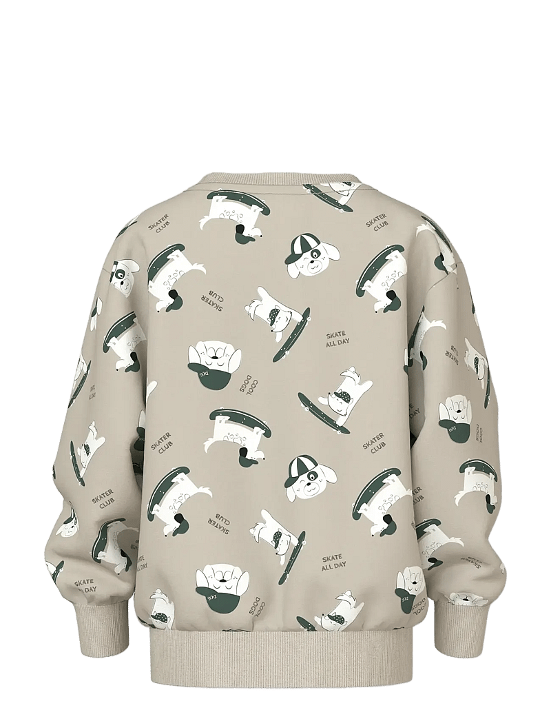 name it - NMMVIFELIX LS NREG SWEAT UNB - sweatshirts - peyote - 1