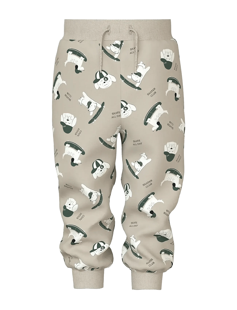 name it - NMMVIFELIX NREG SWE PANT UNB - jogginghosen - peyote - 0