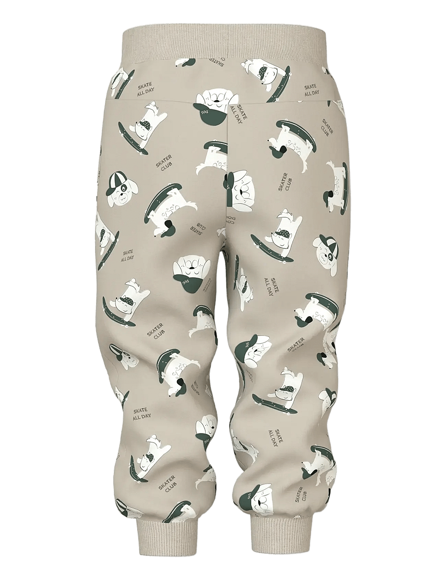 name it - NMMVIFELIX NREG SWE PANT UNB - jogginghosen - peyote - 1