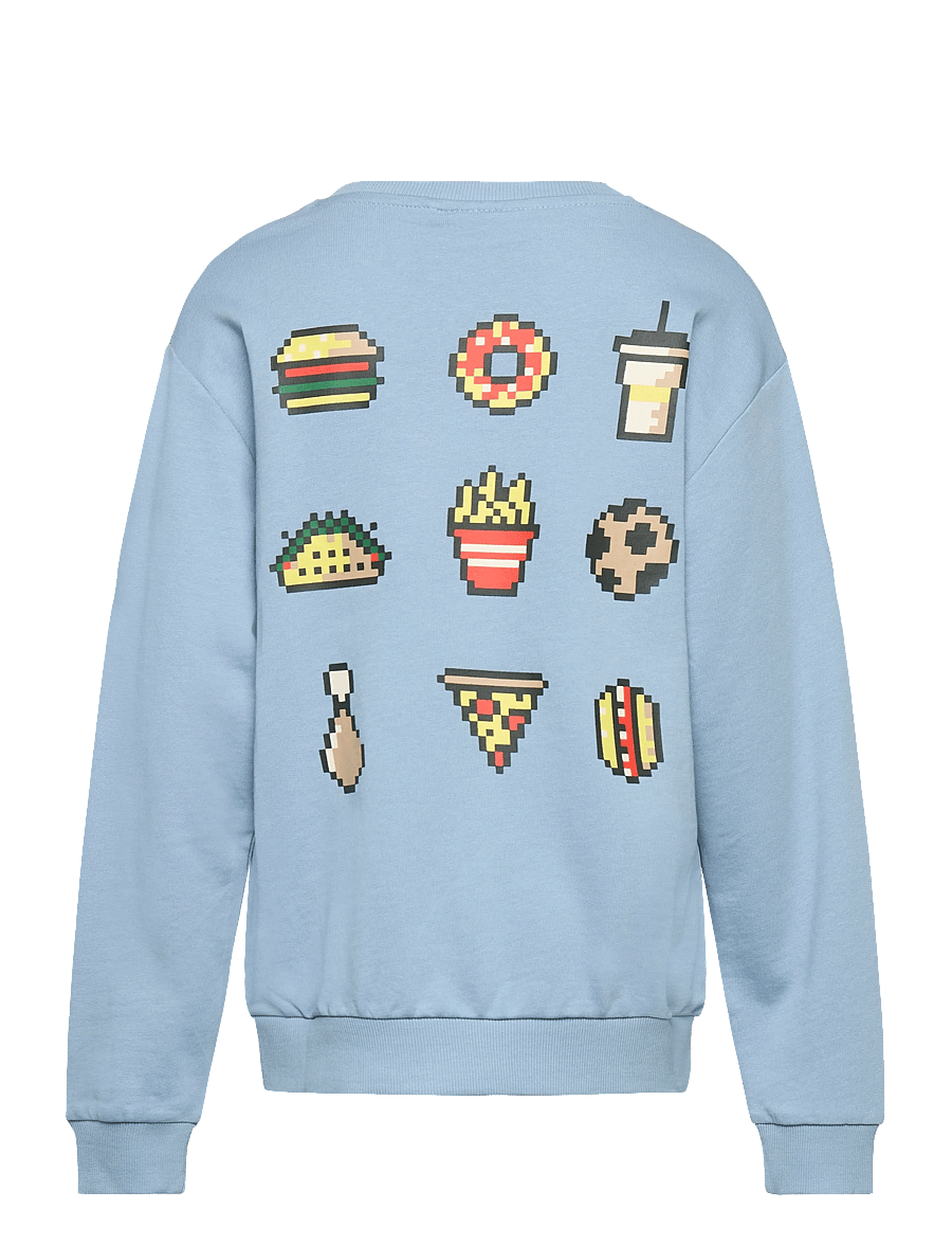 name it - NKMVASHA LS NREG SWEAT UNB - sweatshirts - ashley blue - 1