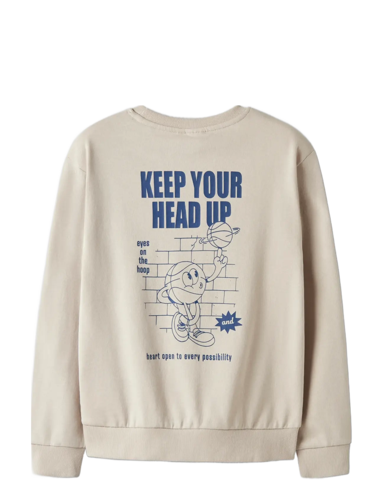 name it - NKMVASHA LS NREG SWEAT UNB - sweatshirts - peyote - 2