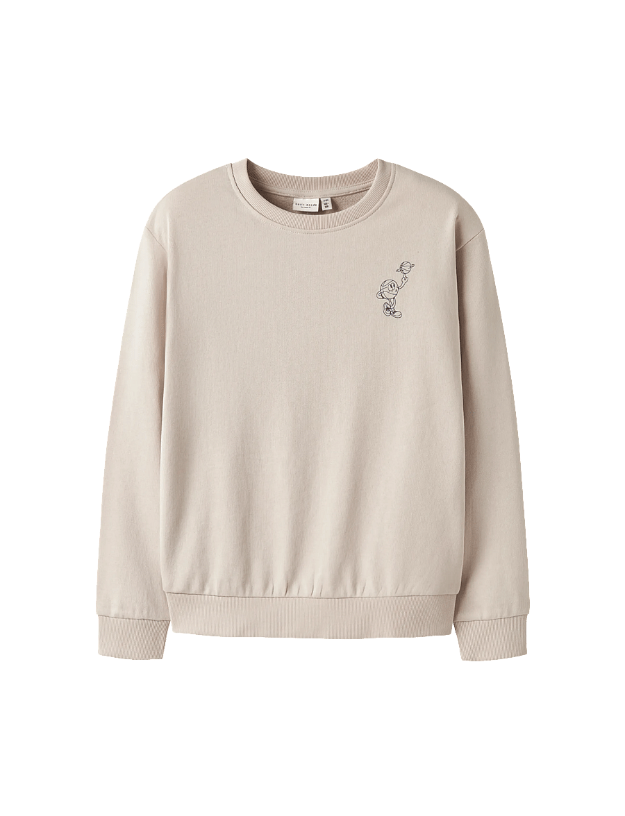 name it - NKMVASHA LS NREG SWEAT UNB - sweatshirts - peyote - 0