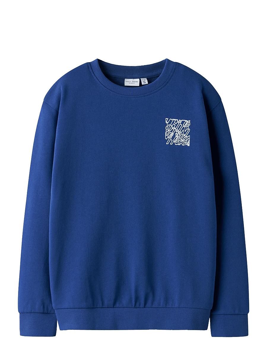 name it - NKMVASHA LS NREG SWEAT UNB - sweatshirts - sodalite blue - 1