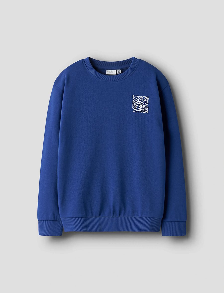 name it - NKMVASHA LS NREG SWEAT UNB - sweatshirts - sodalite blue - 0
