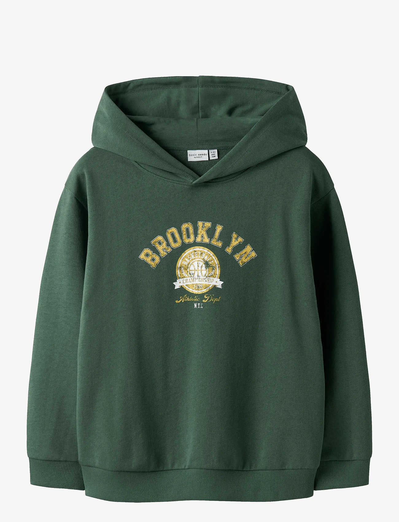 name it - NKMVELTEN LS RLX SWEAT WH UNB - kapuzenpullover - garden topiary - 1