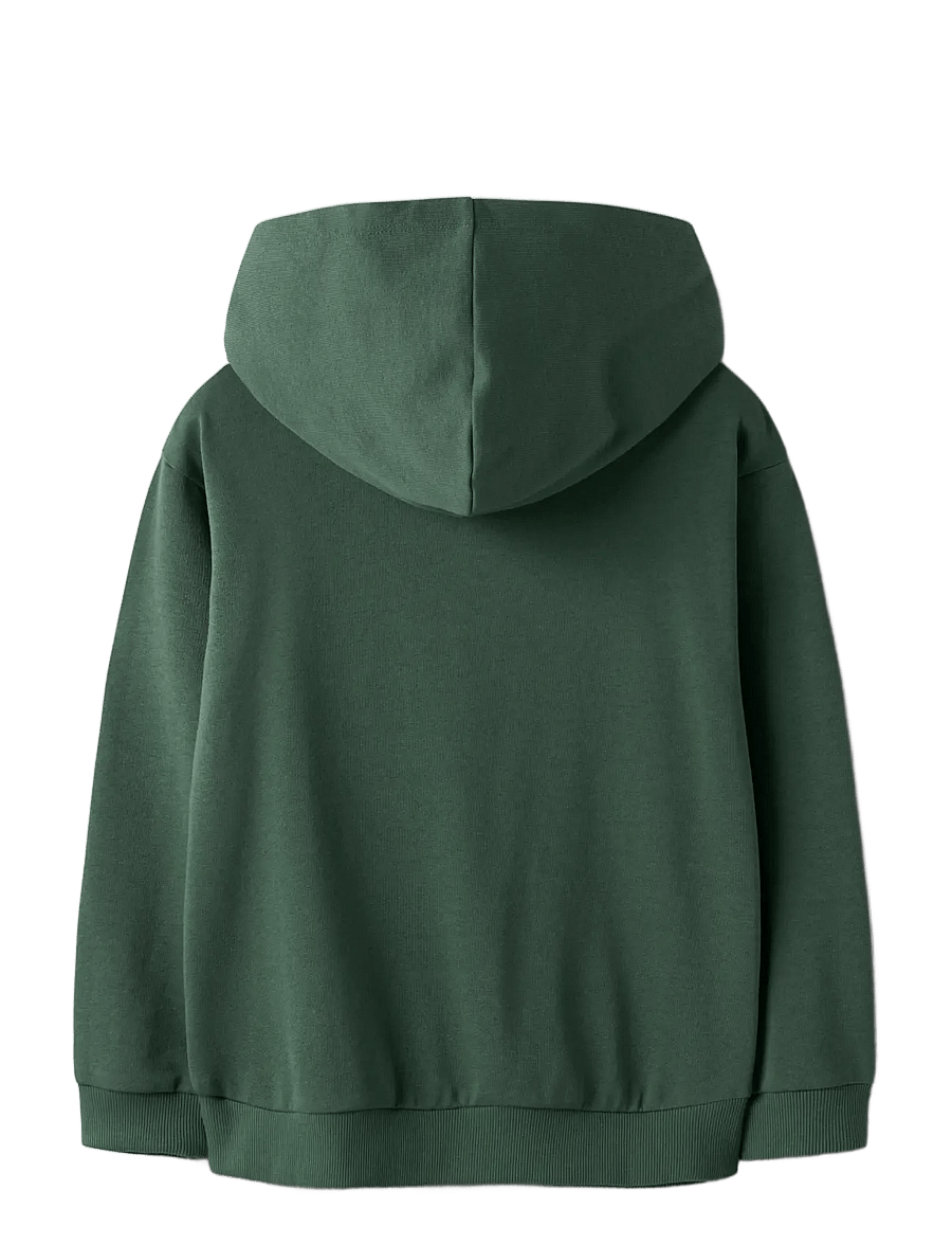 name it - NKMVELTEN LS RLX SWEAT WH UNB - kapuzenpullover - garden topiary - 2