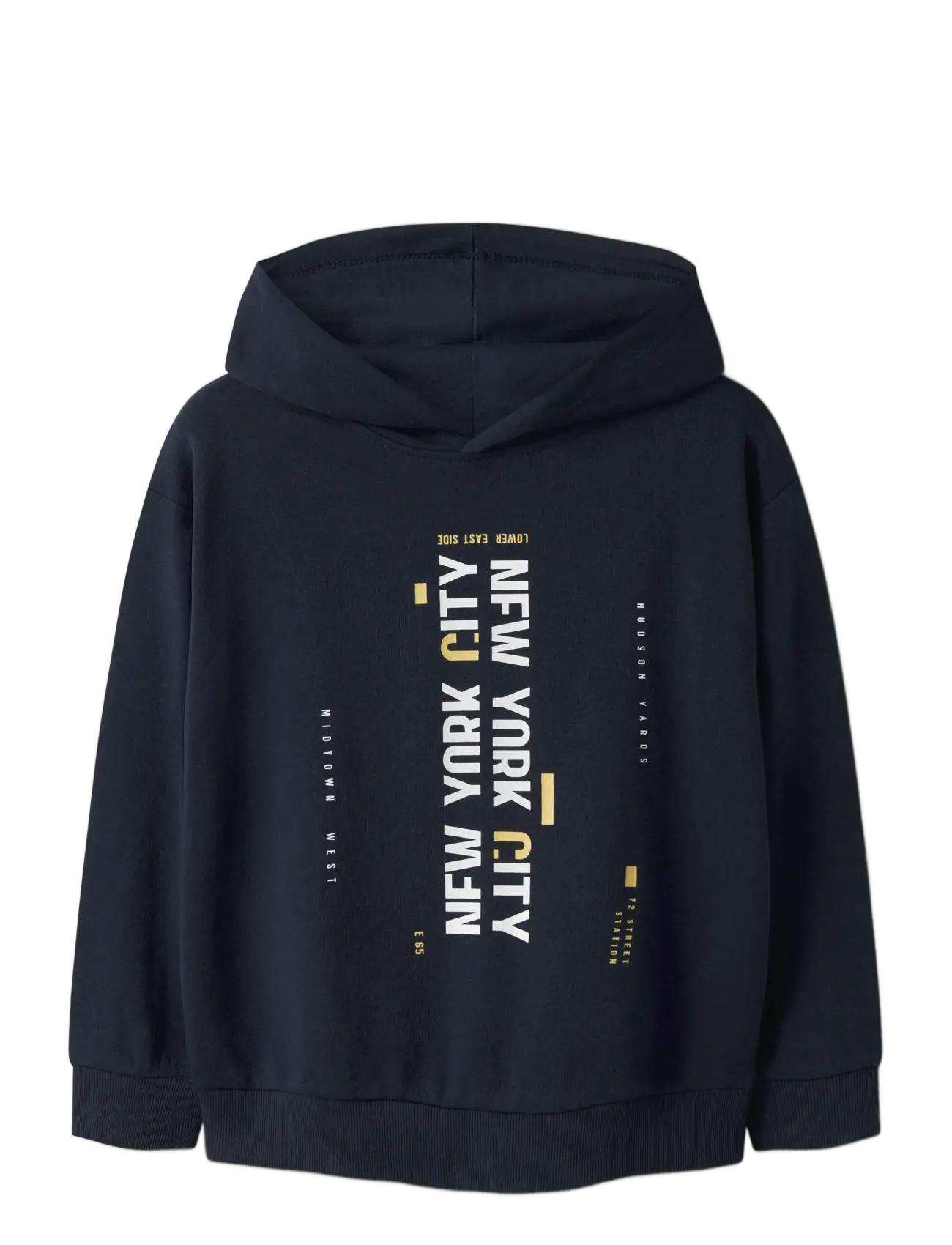 name it NKMVELTEN LS RLX SWEAT WH UNB - 4 for 3 - NAVY BLAZER / navy