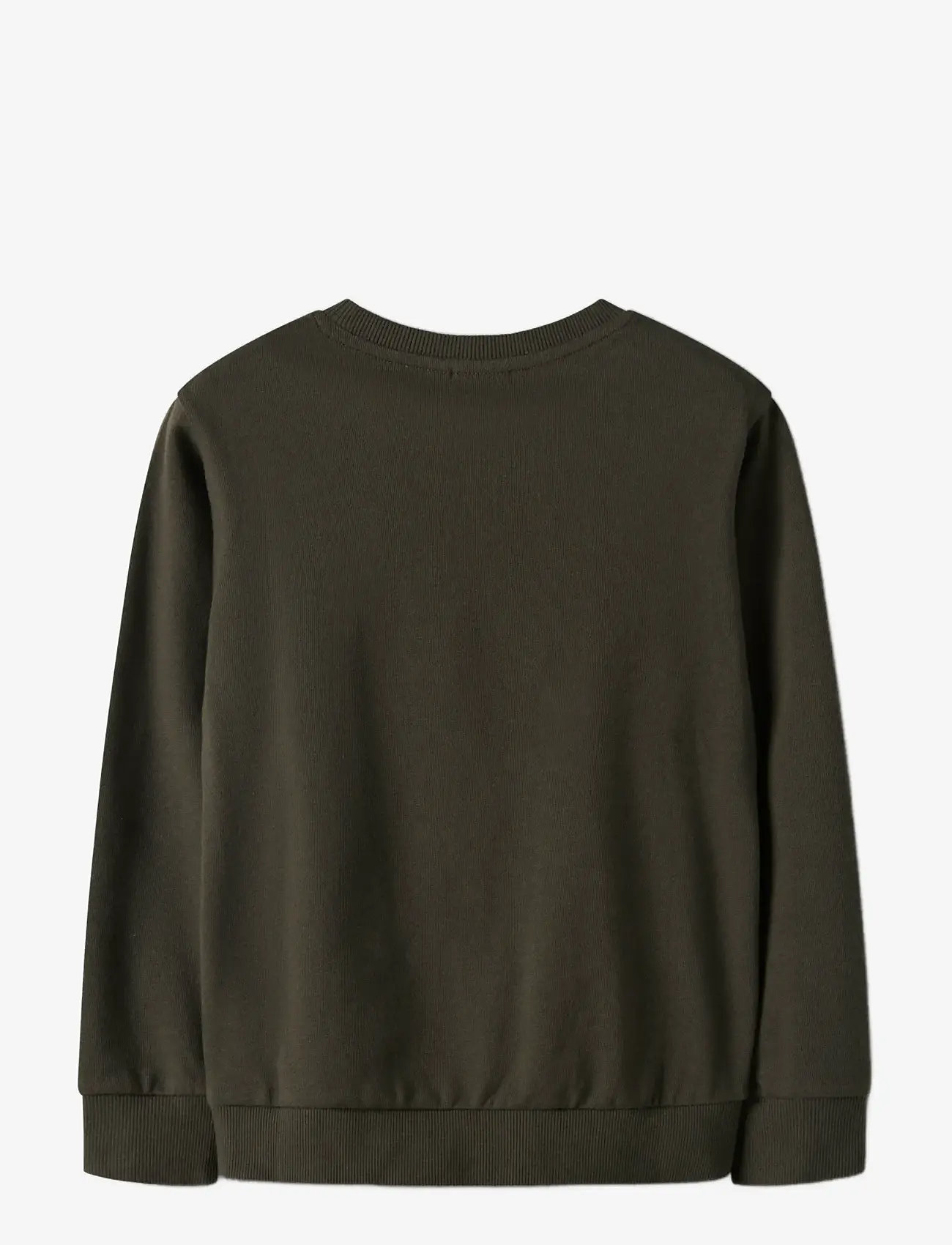 name it - NKMVODER LS NREG SWEAT BOX UNB - sügisesed riided - turkish coffee - 1