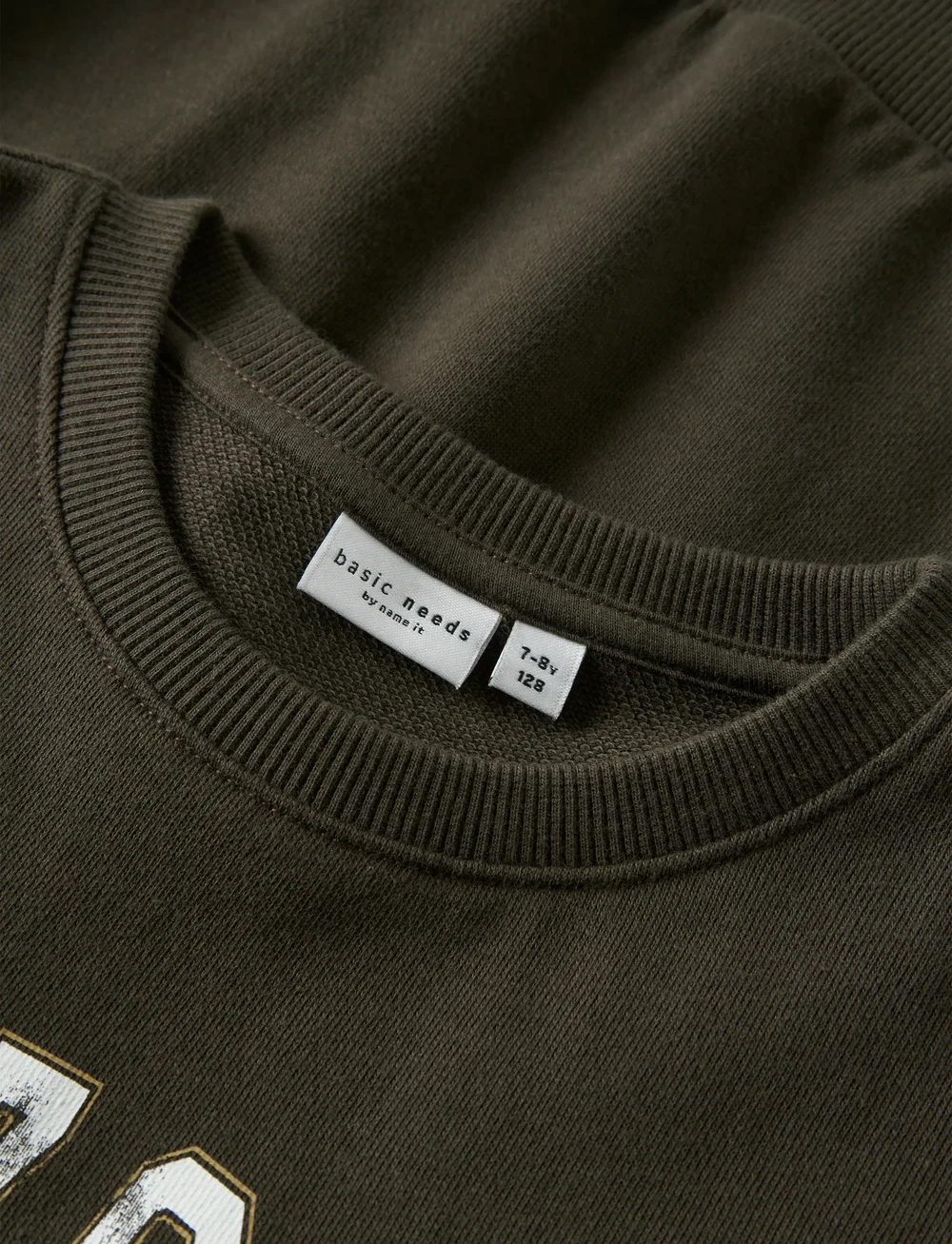 name it - NKMVODER LS NREG SWEAT BOX UNB - džemperiai - turkish coffee - 0